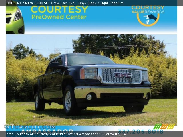 2008 GMC Sierra 1500 SLT Crew Cab 4x4 in Onyx Black