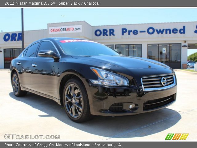2012 Nissan Maxima 3.5 SV in Super Black