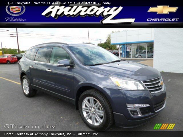 2013 Chevrolet Traverse LT AWD in Atlantis Blue Metallic