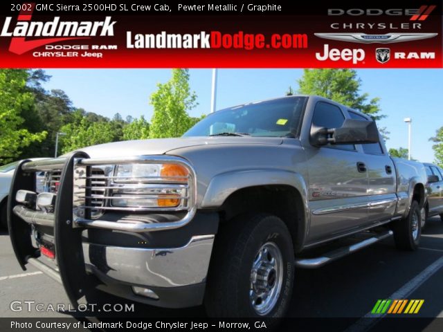 2002 GMC Sierra 2500HD SL Crew Cab in Pewter Metallic