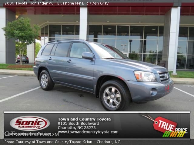 2006 Toyota Highlander V6 in Bluestone Metallic