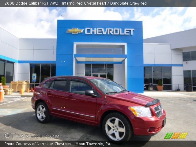 2008 Dodge Caliber R/T AWD in Inferno Red Crystal Pearl