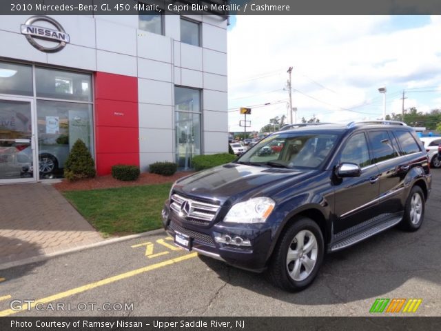 2010 Mercedes-Benz GL 450 4Matic in Capri Blue Metallic