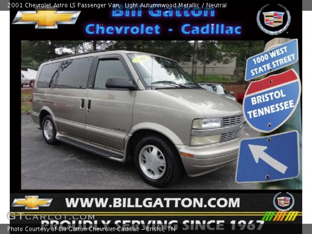 2001 Chevrolet Astro LS Passenger Van in Light Autumnwood Metallic