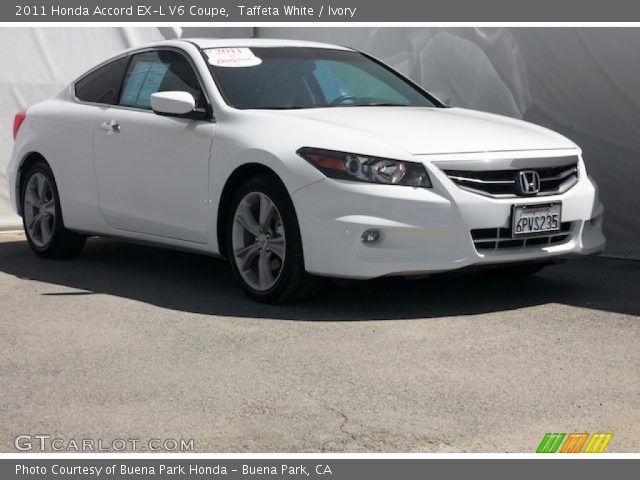 2011 Honda Accord EX-L V6 Coupe in Taffeta White