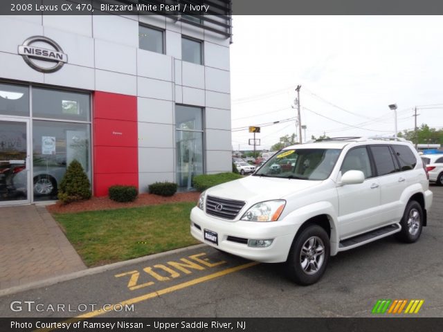 2008 Lexus GX 470 in Blizzard White Pearl