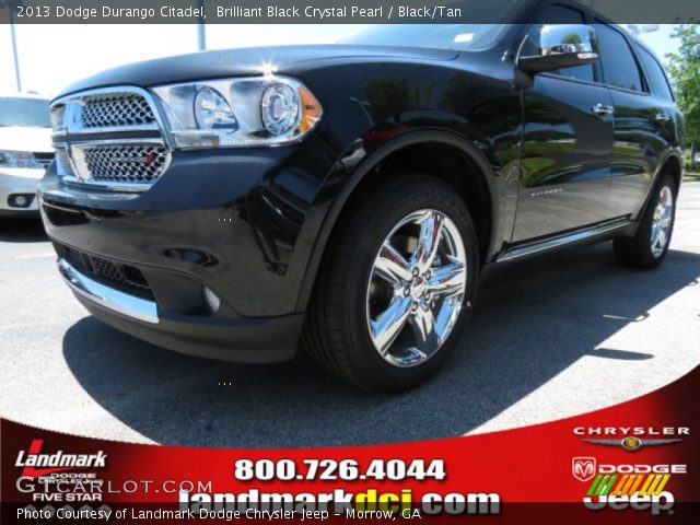 2013 Dodge Durango Citadel in Brilliant Black Crystal Pearl