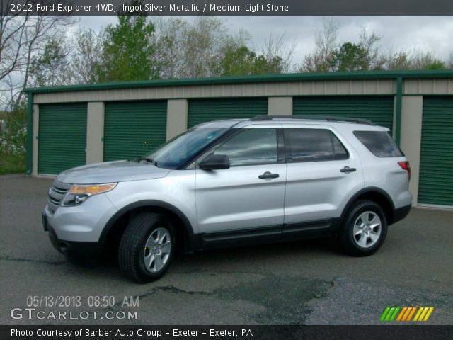 2012 Ford Explorer 4WD in Ingot Silver Metallic