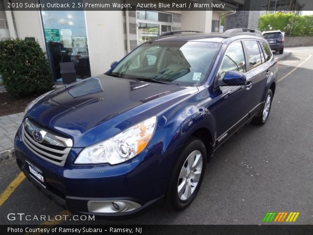 2010 Subaru Outback 2.5i Premium Wagon in Azurite Blue Pearl