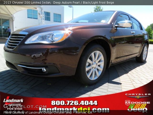 2013 Chrysler 200 Limited Sedan in Deep Auburn Pearl