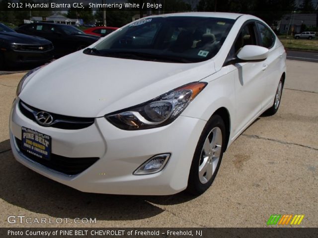 2012 Hyundai Elantra GLS in Shimmering White