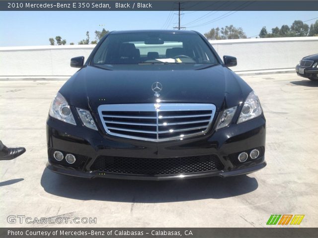 2010 Mercedes-Benz E 350 Sedan in Black