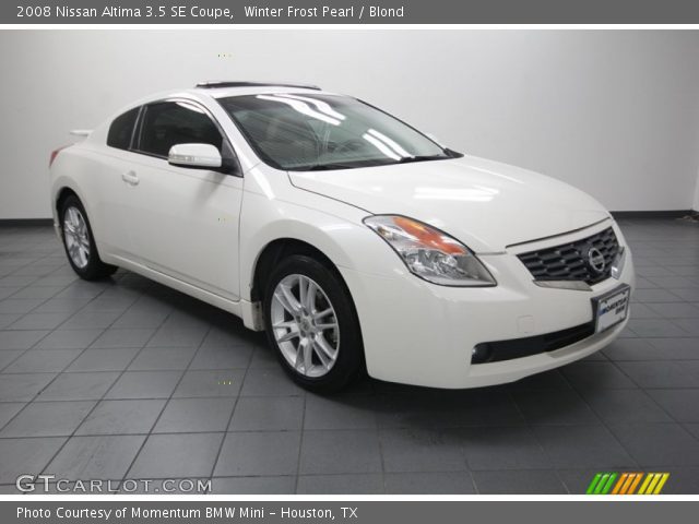 2008 Nissan Altima 3.5 SE Coupe in Winter Frost Pearl