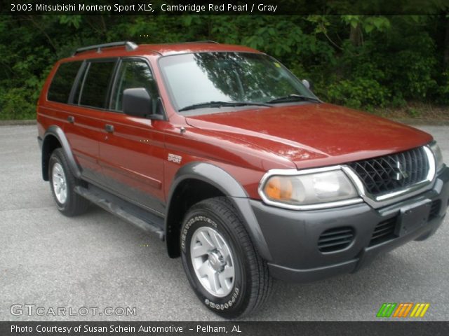 2003 Mitsubishi Montero Sport XLS in Cambridge Red Pearl