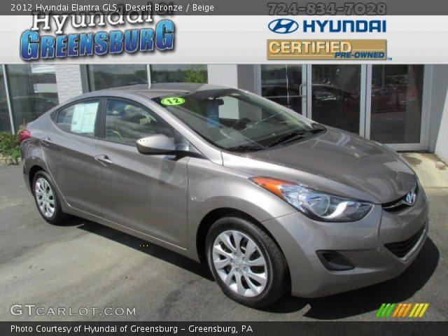 2012 Hyundai Elantra GLS in Desert Bronze