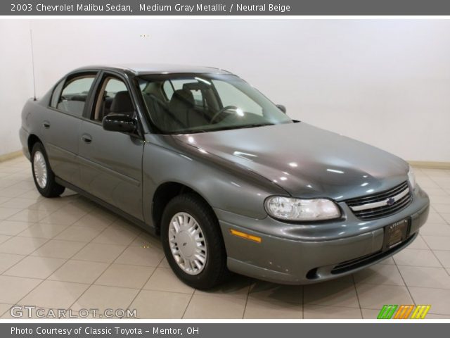 2003 Chevrolet Malibu Sedan in Medium Gray Metallic