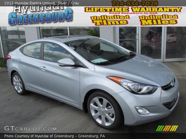 2013 Hyundai Elantra Limited in Silver