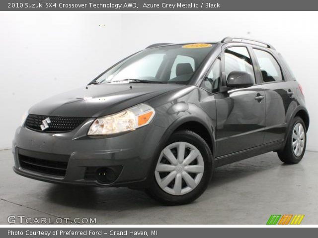 2010 Suzuki SX4 Crossover Technology AWD in Azure Grey Metallic