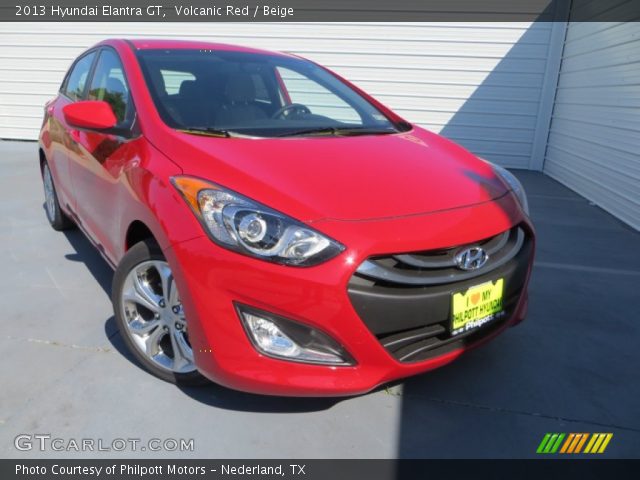 2013 Hyundai Elantra GT in Volcanic Red