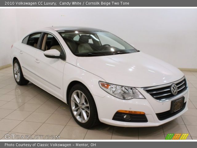 2010 Volkswagen CC Luxury in Candy White