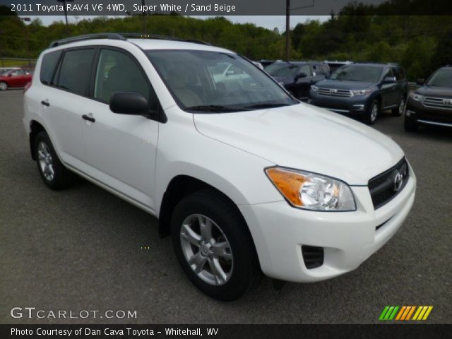 2011 Toyota RAV4 V6 4WD in Super White