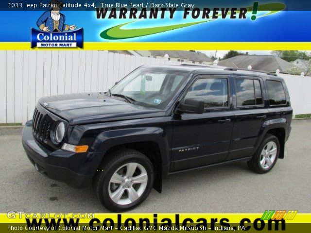 2013 Jeep Patriot Latitude 4x4 in True Blue Pearl