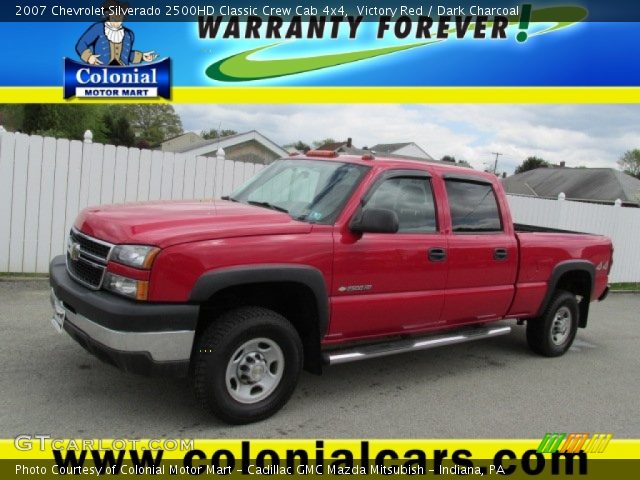 2007 Chevrolet Silverado 2500HD Classic Crew Cab 4x4 in Victory Red