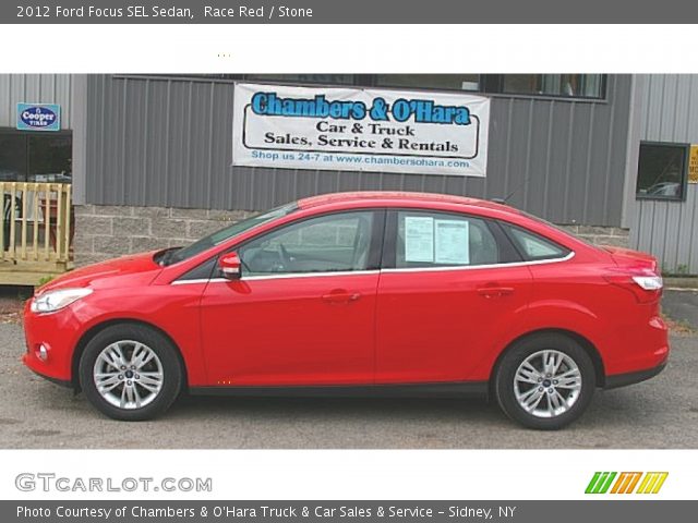 2012 Ford Focus SEL Sedan in Race Red