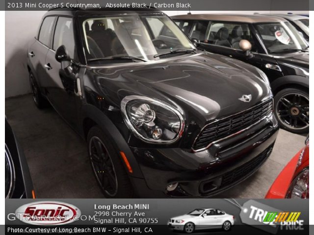 2013 Mini Cooper S Countryman in Absolute Black