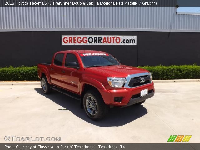 2013 Toyota Tacoma SR5 Prerunner Double Cab in Barcelona Red Metallic