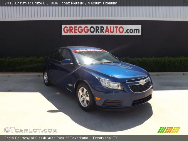 2013 Chevrolet Cruze LT in Blue Topaz Metallic