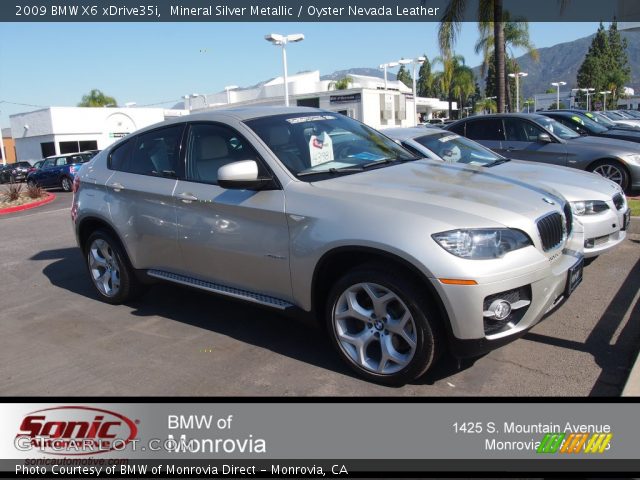 2009 BMW X6 xDrive35i in Mineral Silver Metallic