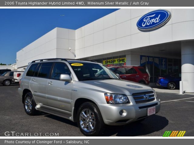 2006 Toyota Highlander Hybrid Limited 4WD in Millenium Silver Metallic