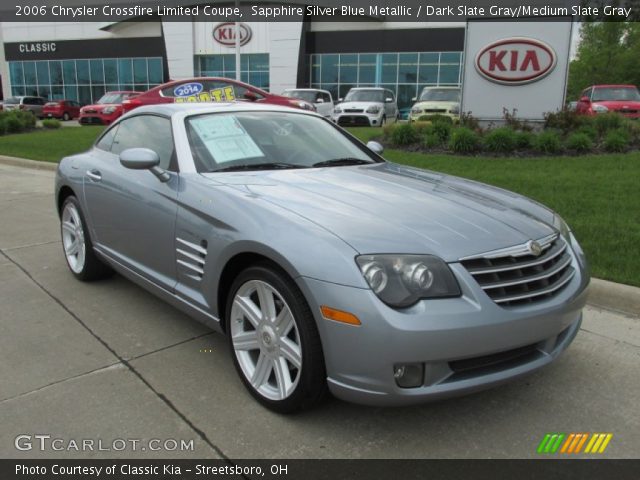 2006 Chrysler Crossfire Limited Coupe in Sapphire Silver Blue Metallic