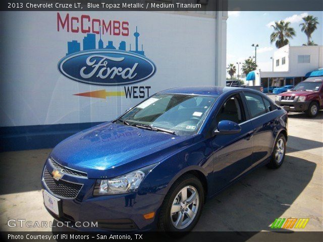2013 Chevrolet Cruze LT in Blue Topaz Metallic