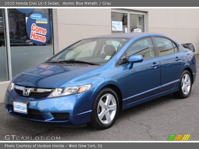 2010 Honda Civic LX-S Sedan in Atomic Blue Metallic