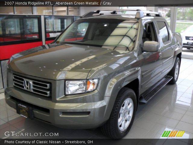 2007 Honda Ridgeline RTL in Aberdeen Green Metallic