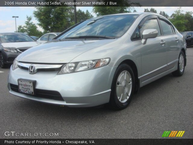 2006 Honda Civic Hybrid Sedan in Alabaster Silver Metallic