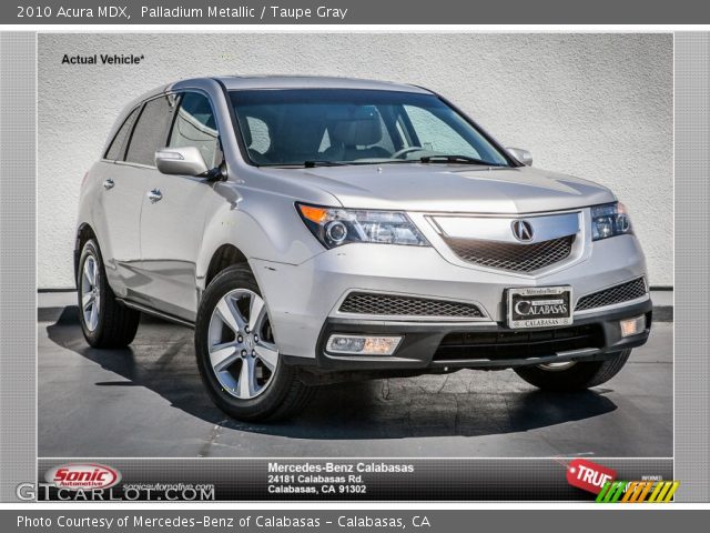 2010 Acura MDX  in Palladium Metallic