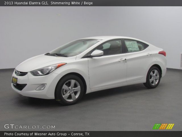 2013 Hyundai Elantra GLS in Shimmering White