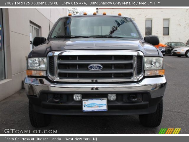 2002 Ford F250 Super Duty XLT Crew Cab 4x4 in Dark Shadow Grey Metallic