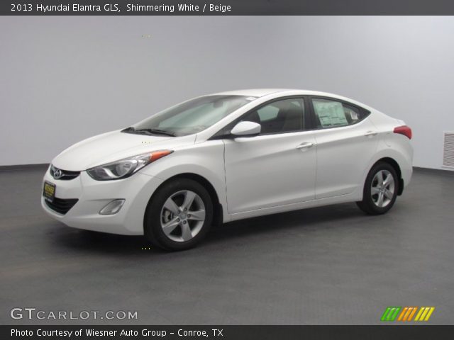 2013 Hyundai Elantra GLS in Shimmering White