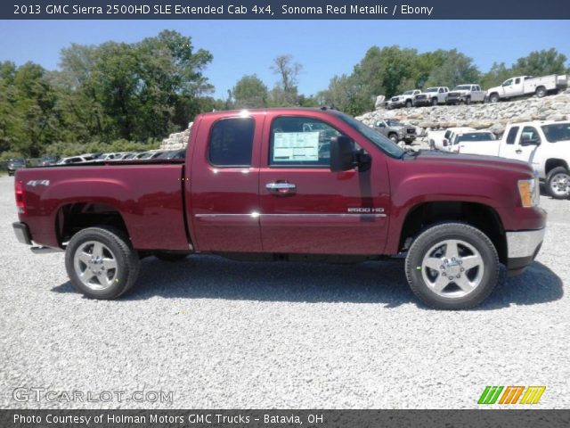 2013 GMC Sierra 2500HD SLE Extended Cab 4x4 in Sonoma Red Metallic