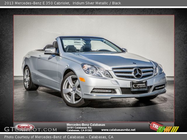 2013 Mercedes-Benz E 350 Cabriolet in Iridium Silver Metallic