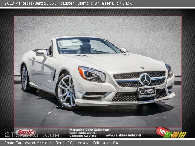 2013 Mercedes-Benz SL 550 Roadster in Diamond White Metallic