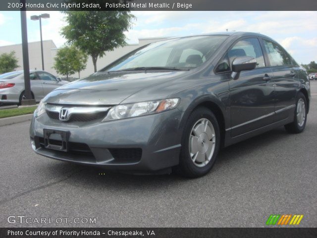 2009 Honda Civic Hybrid Sedan in Polished Metal Metallic