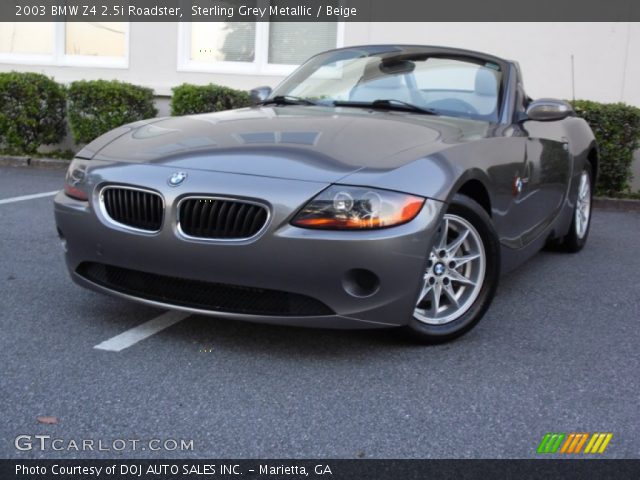 2003 BMW Z4 2.5i Roadster in Sterling Grey Metallic