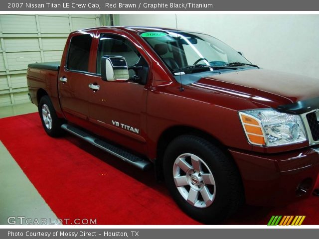 2007 Nissan Titan LE Crew Cab in Red Brawn