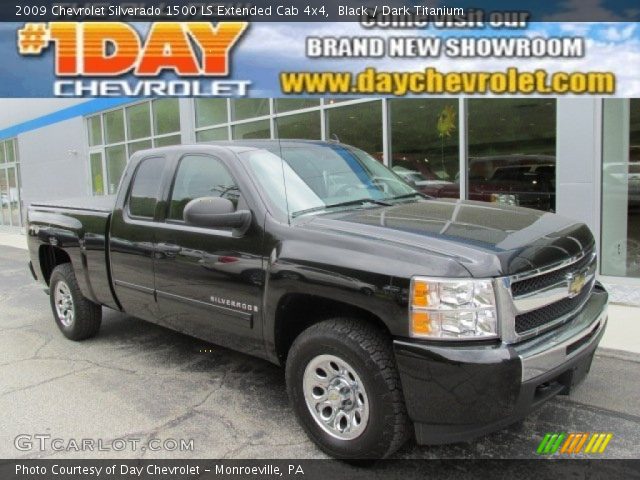 2009 Chevrolet Silverado 1500 LS Extended Cab 4x4 in Black