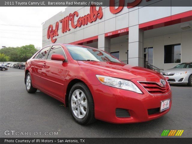 2011 Toyota Camry LE in Barcelona Red Metallic
